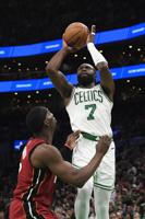 Celtics start fast, roll past Heat 114-94 in Game 1