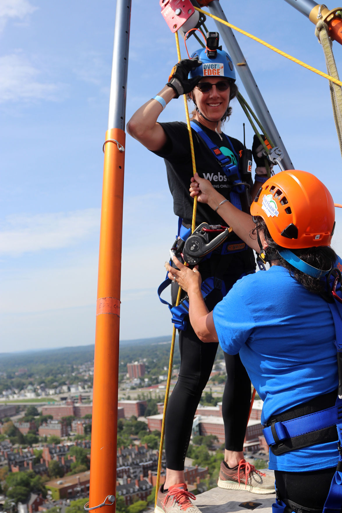Over the Edge 2021 fundraiser in Manchester