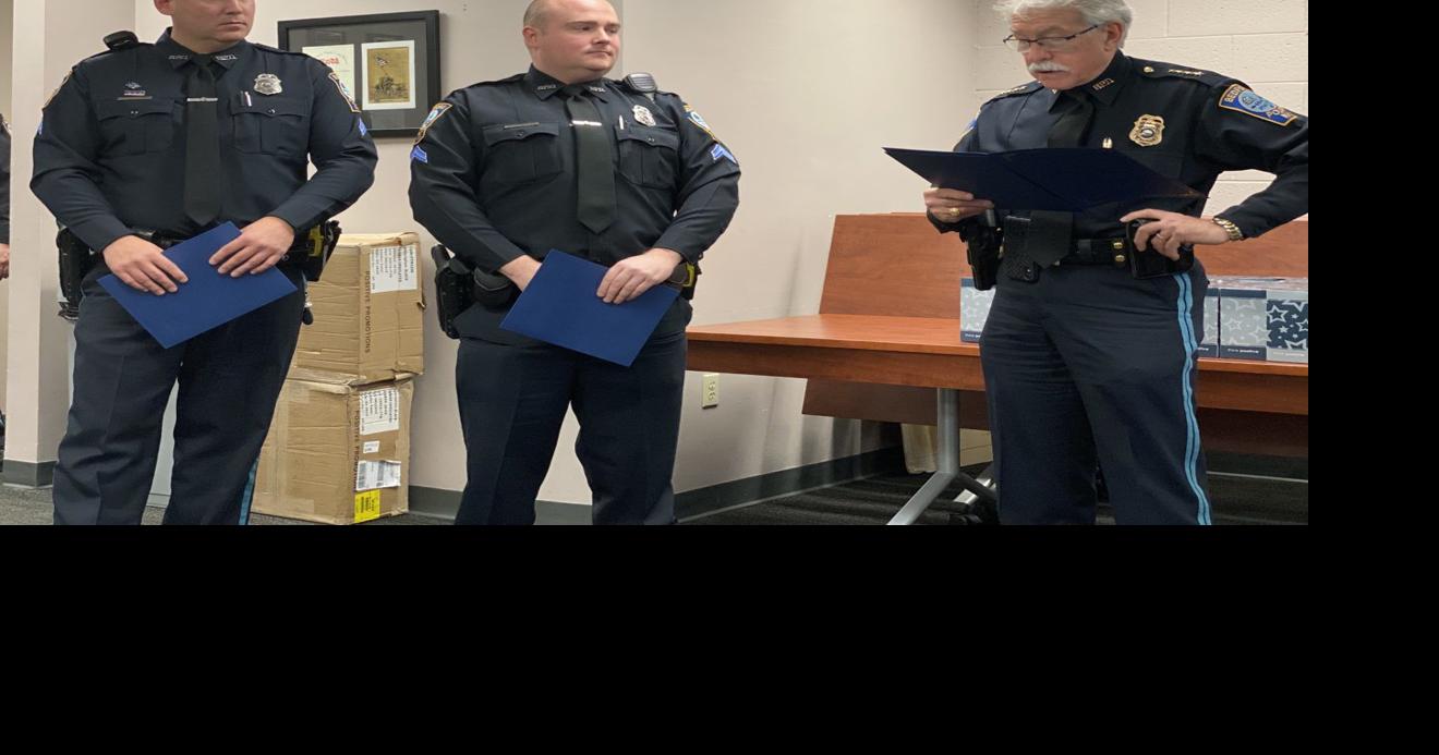 Bedford police officers honored for their dedication Public Safety