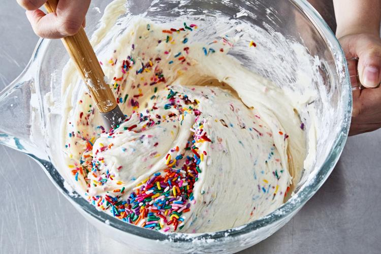 Rainbow Sprinkle Birthday Cake