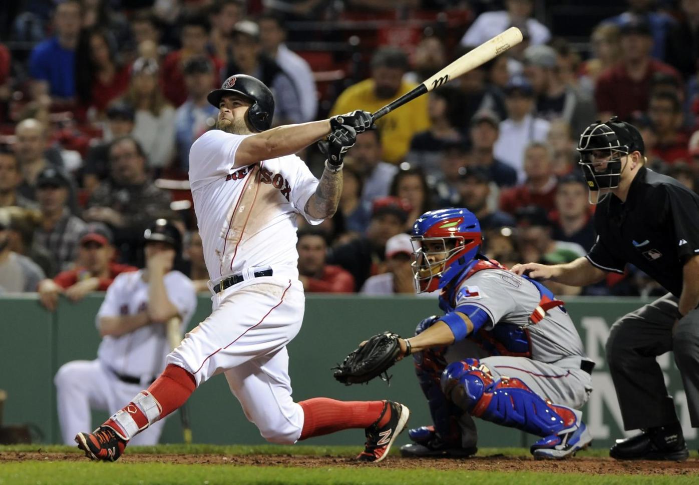 Napoli's two homers lift Red Sox over Angels