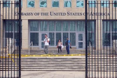 The U.S. Embassy in Cuba.