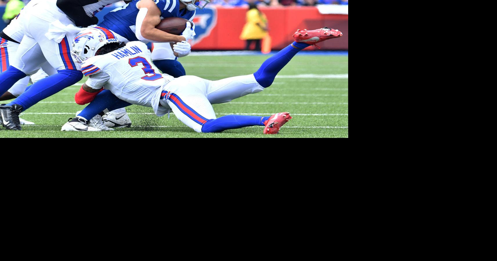 Bills safety Damar Hamlin returns to action in first regular