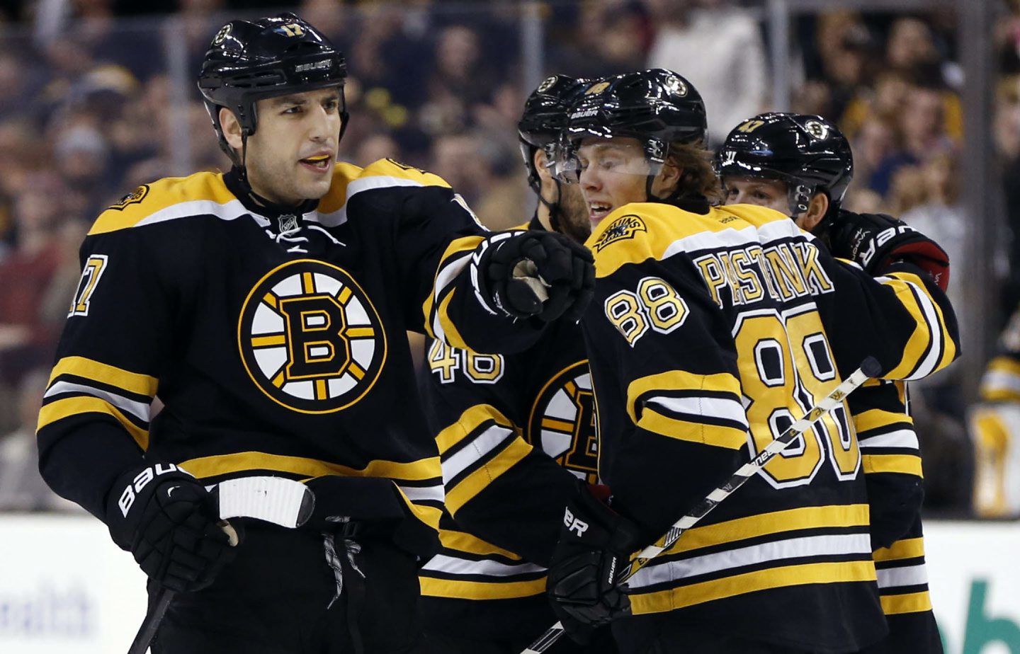 Rookie Pastrnak Scores Two, B's Win | NHL/Bruins | Unionleader.com