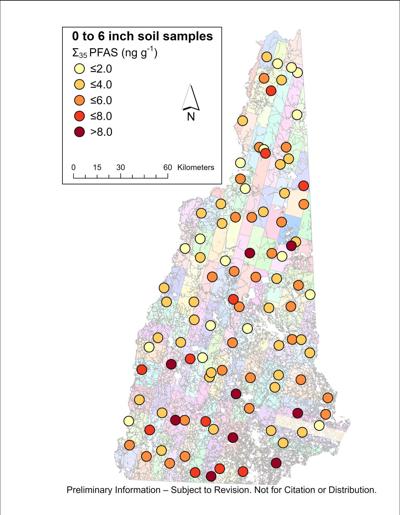 PFAS detection in New Hampshire soils