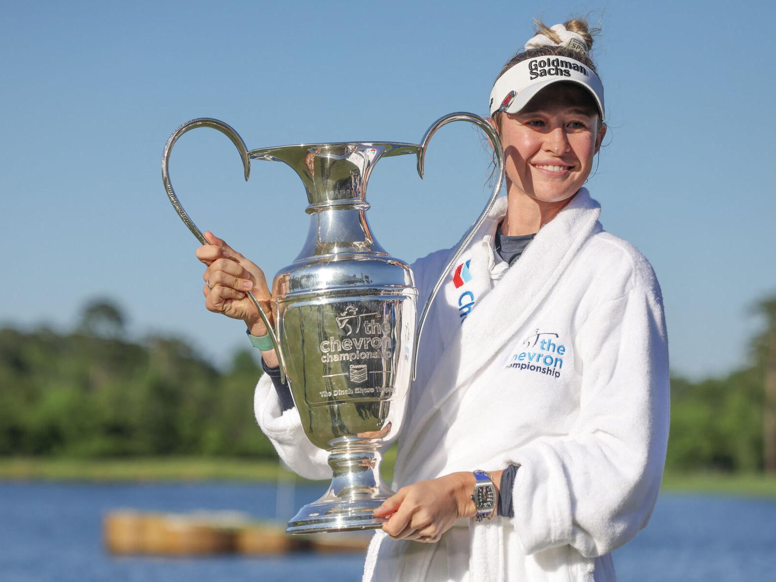 Nelly Korda wins fifth straight event, second major title at Chevron | Golf | unionleader.com
