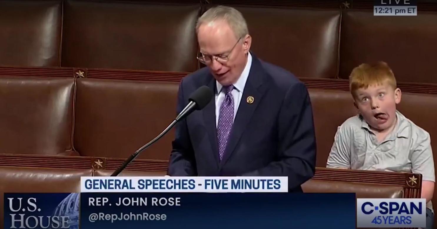 As a congressman defended Trump, his 6-year-old son stole the spotlight - Vimarsana News