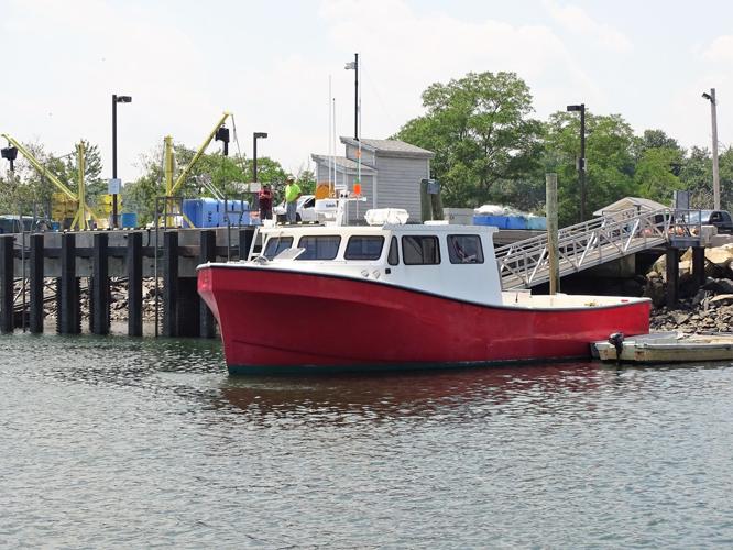 Rye Harbor fishing boat