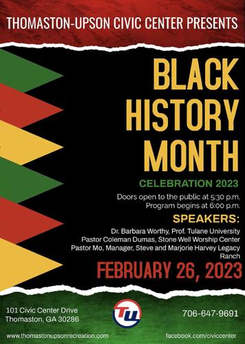 Thomaston-Upson CC Black History Month Celebration Set Feb. 26
