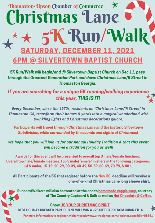 Christmas Lane 5k Run/Walk