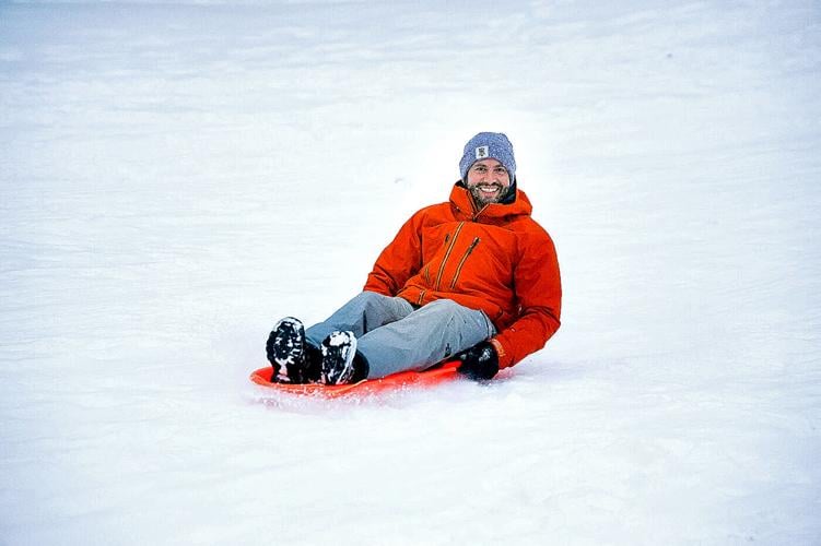 Ron Carlstrom Sledding at Diamond Hill Park | | valleybreeze.com
