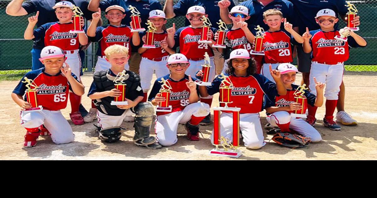 Lincoln Little League's U8 baseball team wins Rehoboth Summer Slam