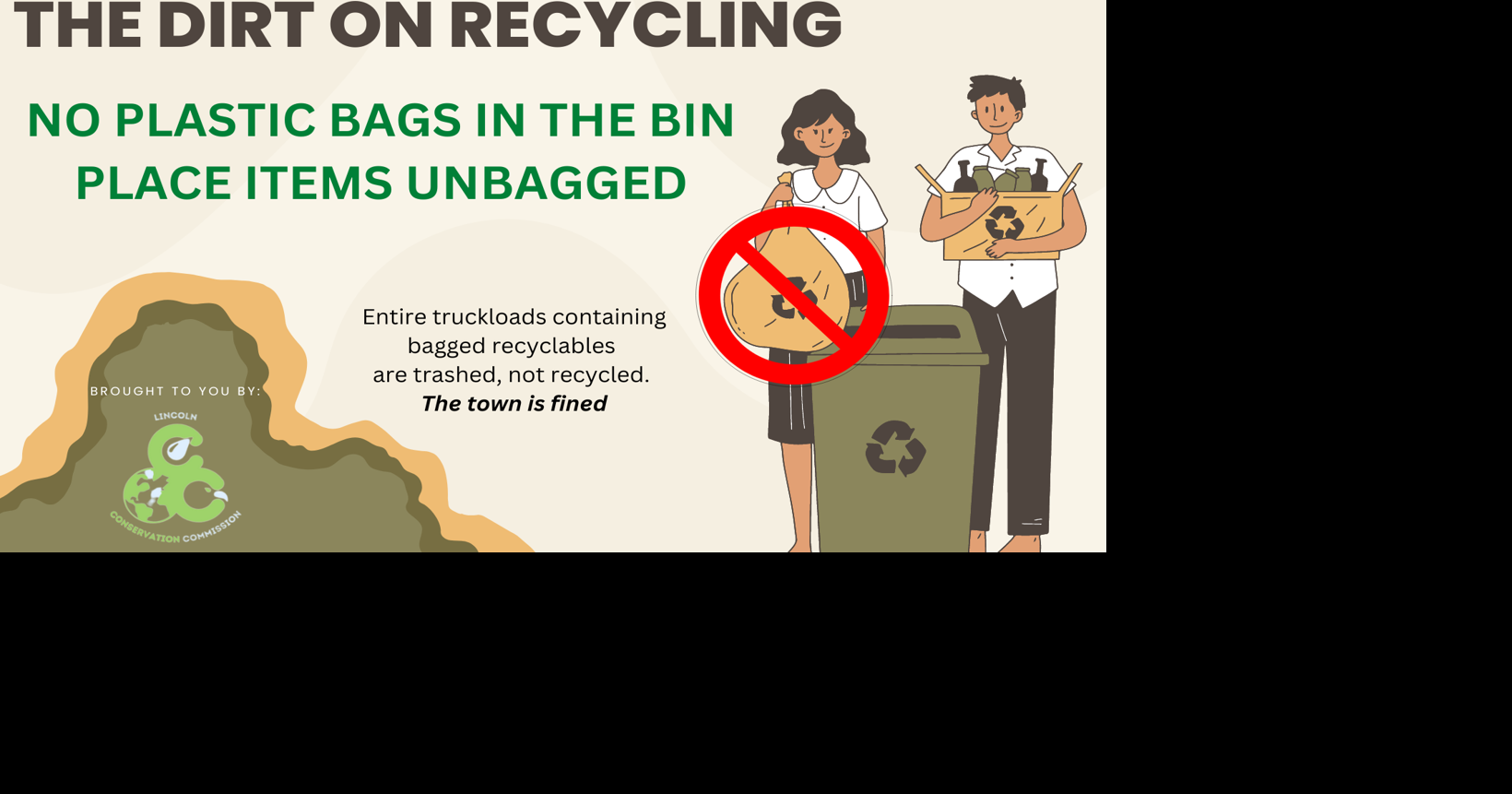 No plastic bags in hot sale recycling