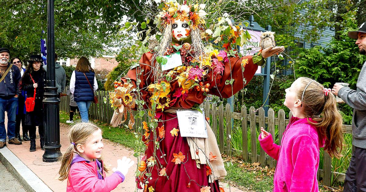 The annual Glocester Scarecrow Festival