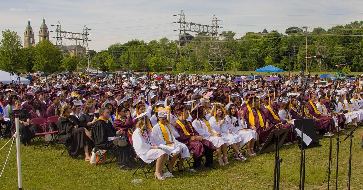 Top grad reflections, 'Pie of Life' theory resonate during Woonsocket commencement | News