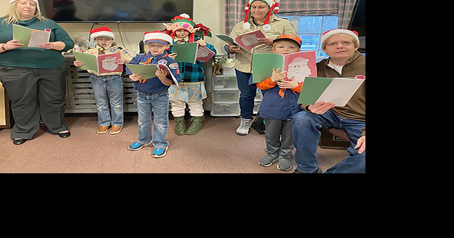 Scouts caroling event at St. Antoine North Smithfield/Blackstone