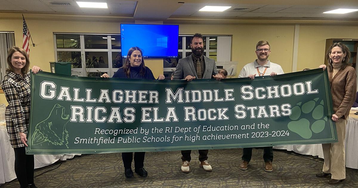 Gallagher Middle School recognized as 'RICAS Rockstars' for ELA