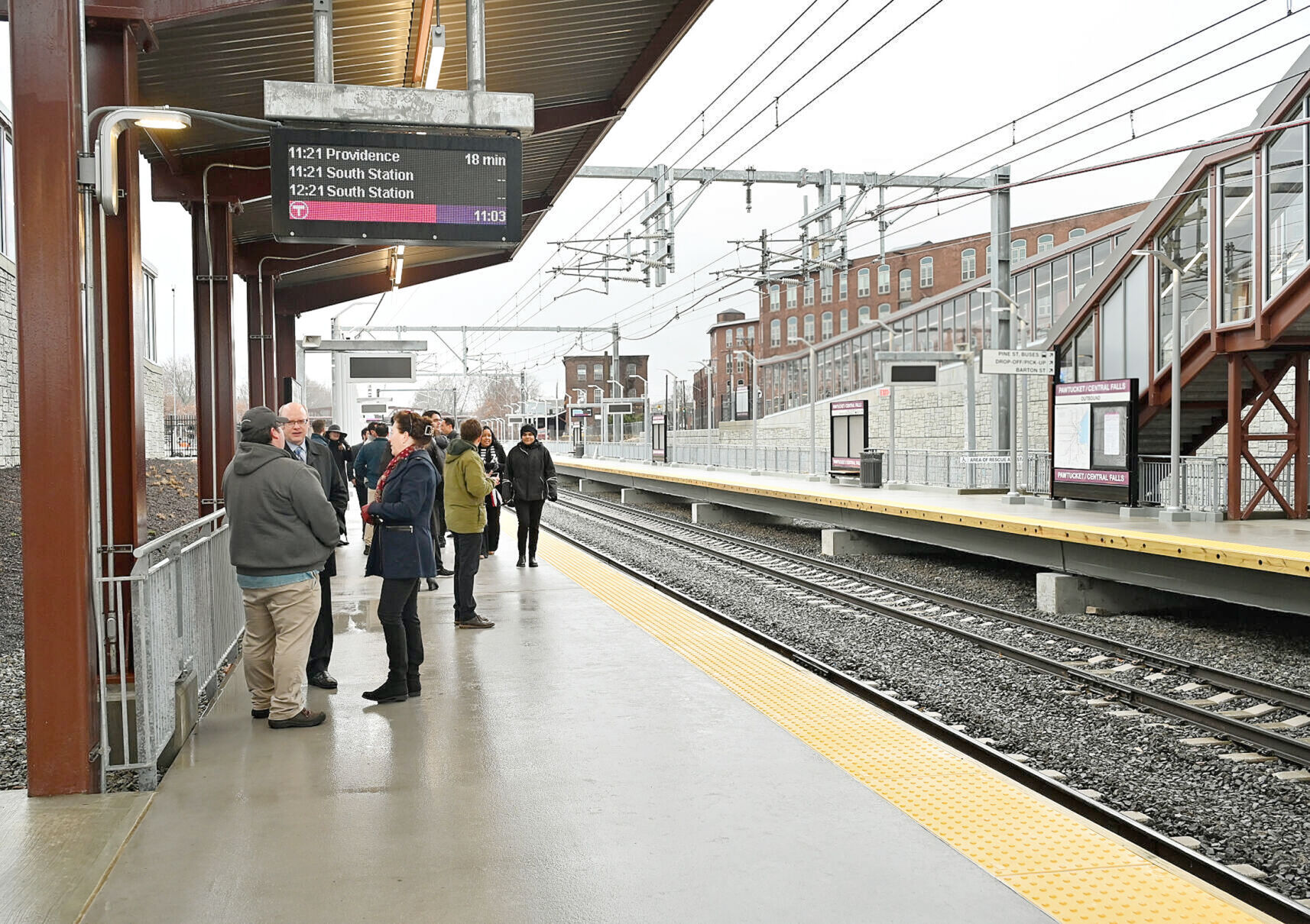 MBTA Commuter Rail Station In Pawtucket Officially Opens ...