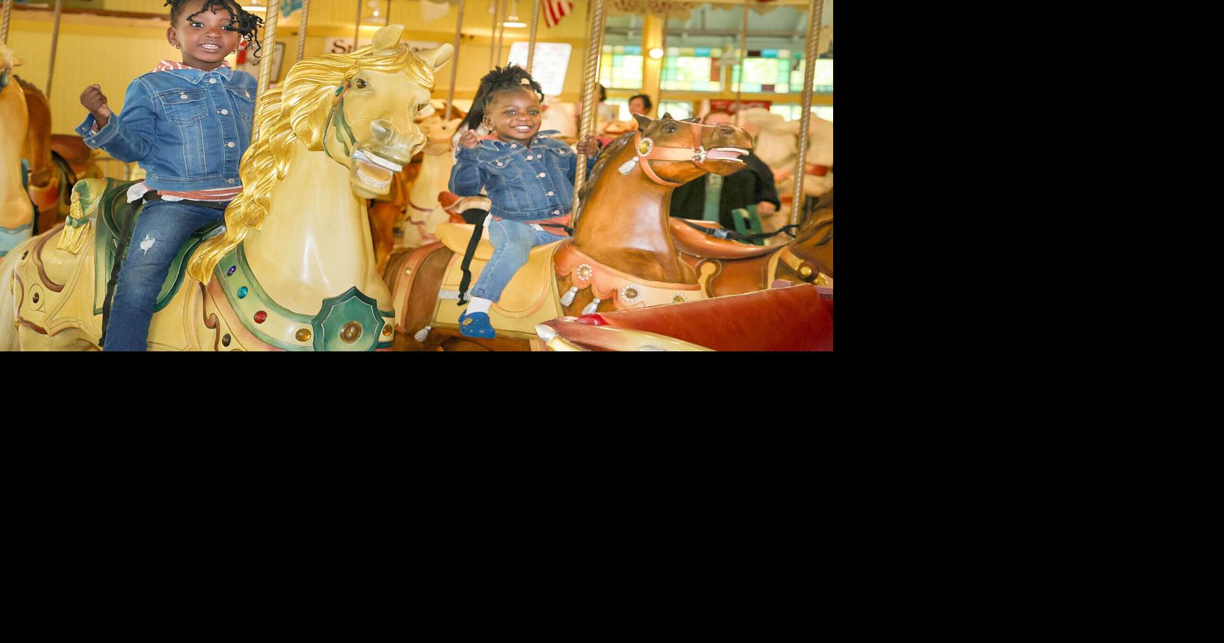 The Looff Carousel at Slater Park opens up