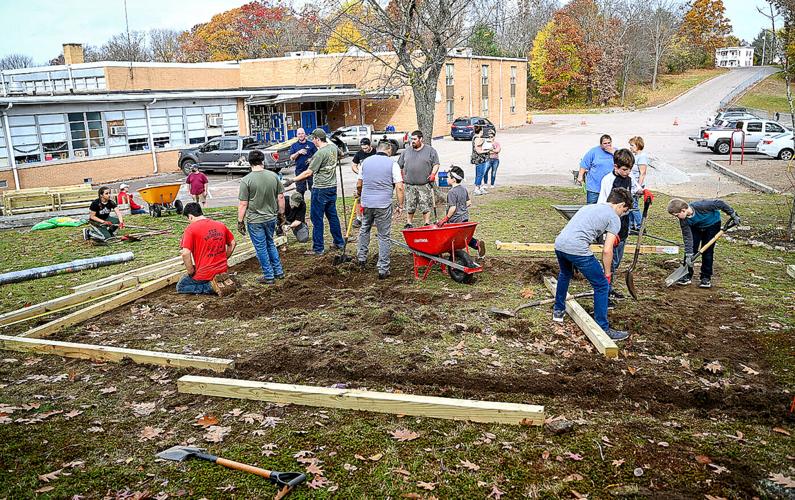 Andrew Orlando starts his Eagle Scout Project