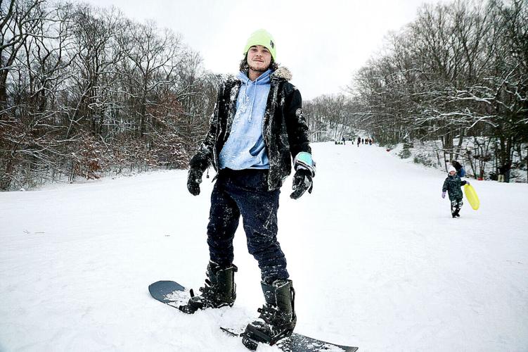 Ron Carlstrom Sledding at Diamond Hill Park | | valleybreeze.com