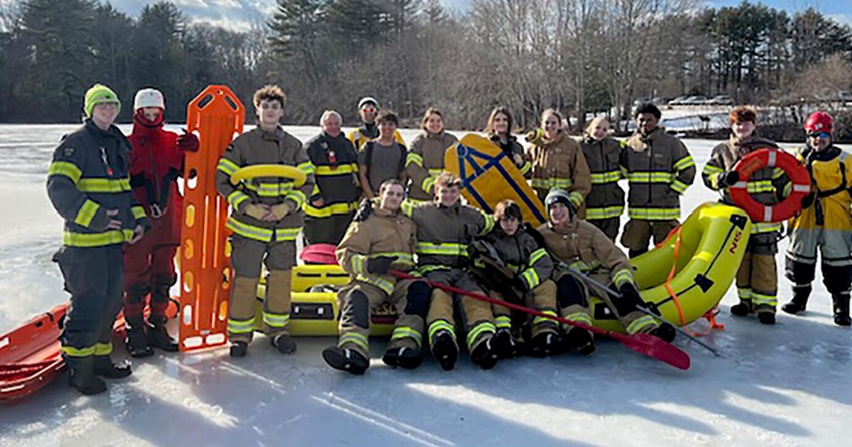PHS students learn ice rescue methods in firefighting pathway | News ...