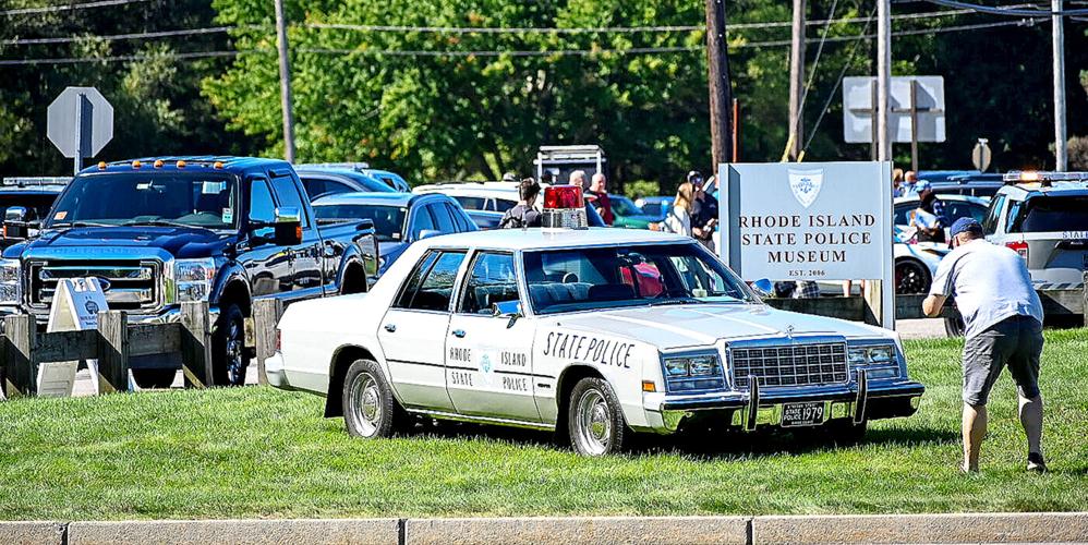 Rhode Island State Police holds a Vintage Car Show in Scituate