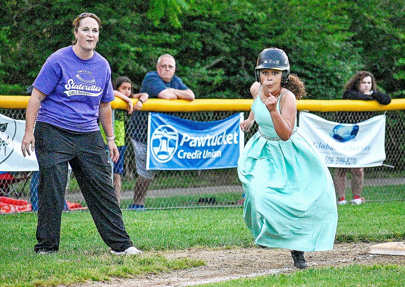 Slaterettes Baseball’s Dresses on the Diamond event
