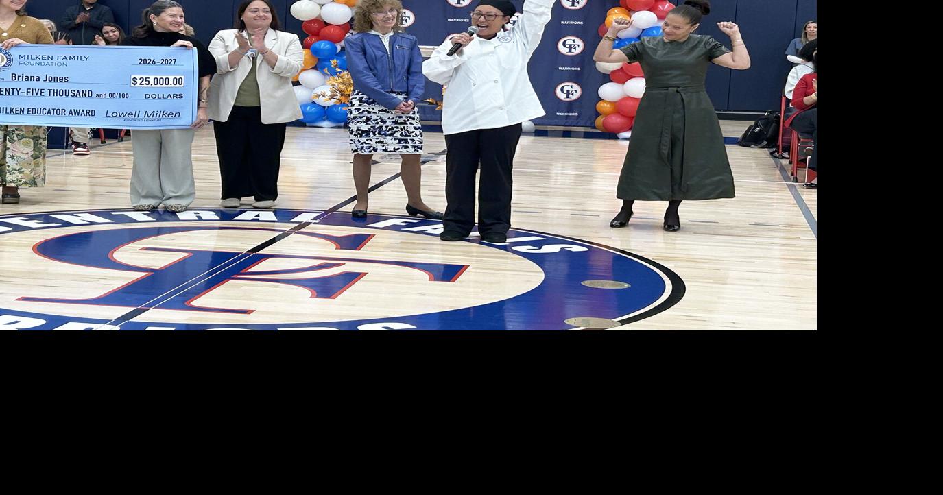 Central Falls' Jones wins national award for teaching excellence