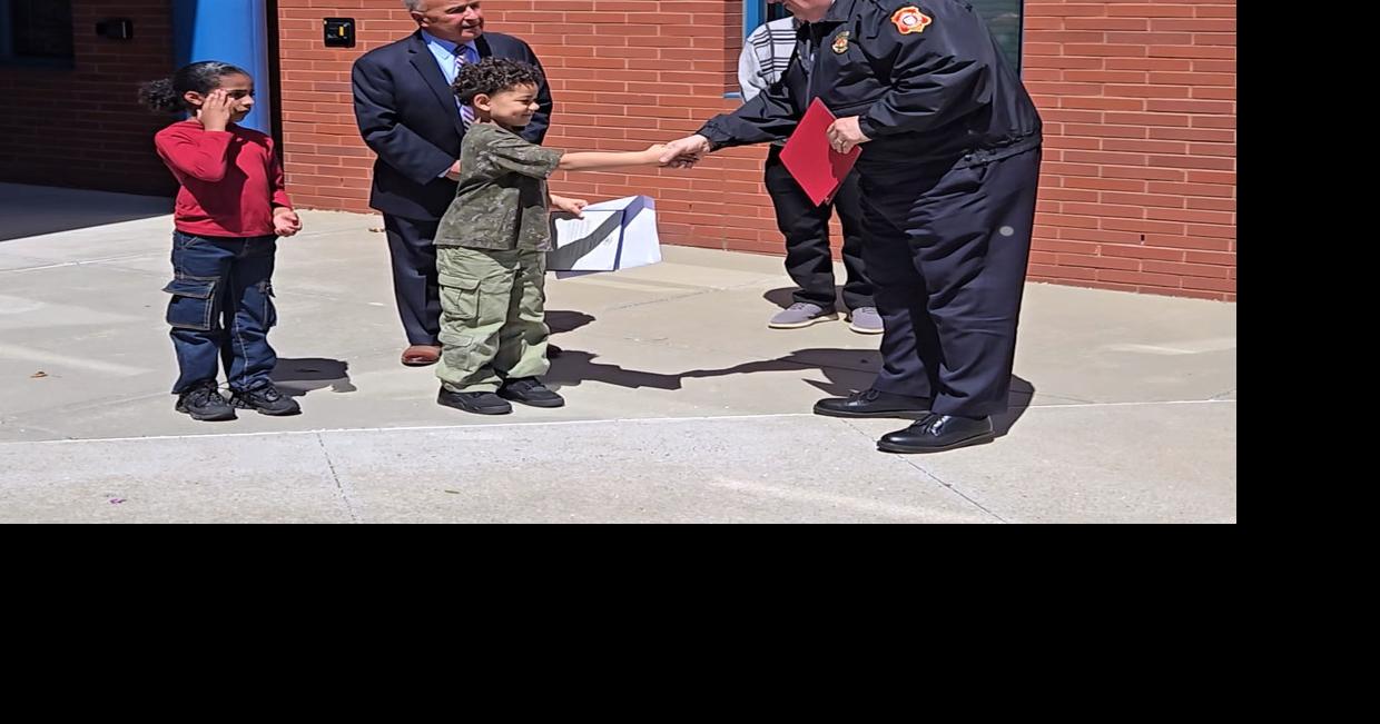 First-grader Santana honored for heroic actions