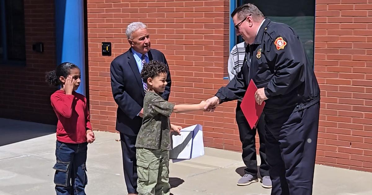 First-grader Santana honored for heroic actions