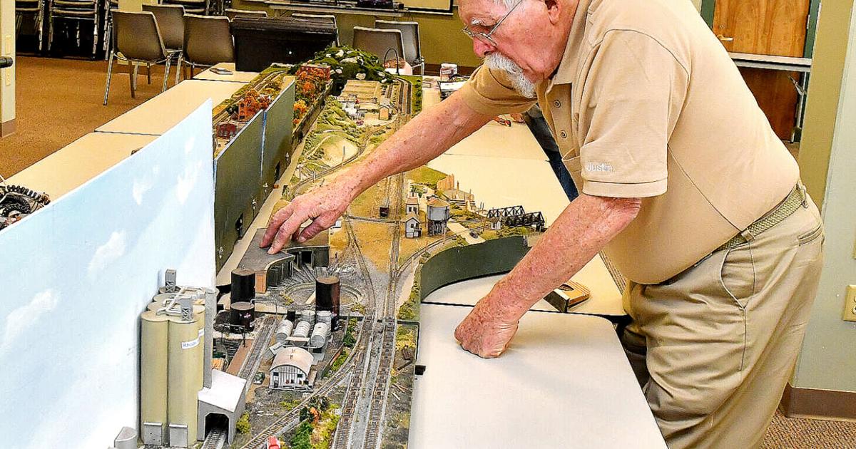 Model Library Train A Model Train display visits the Cumberland Library | | valleybreeze.com