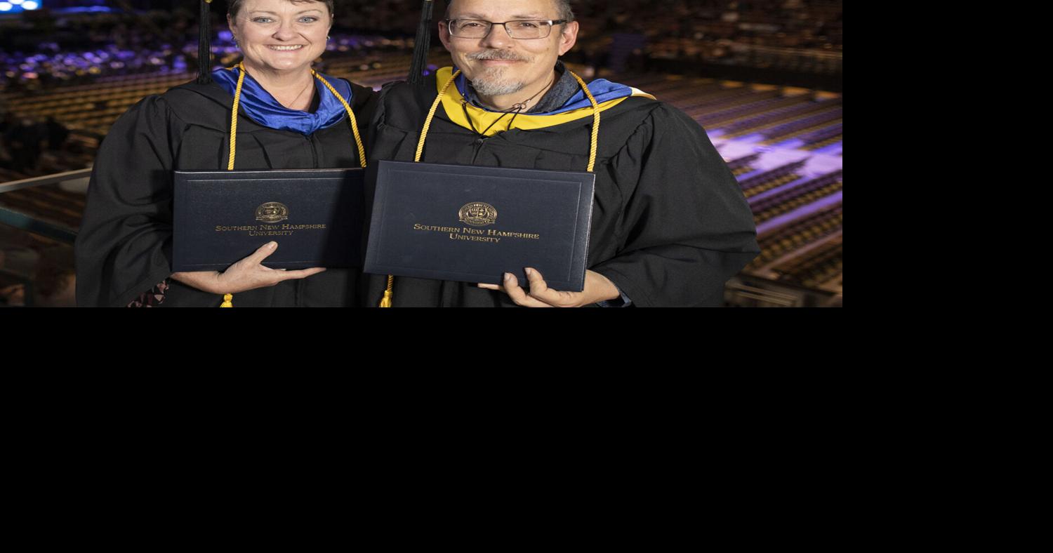 Local couple graduates from Southern New Hampshire University together