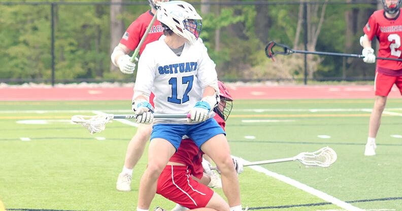 Unbeaten Scituate boys' lacrosse team takes another one-goal thriller from Narragansett