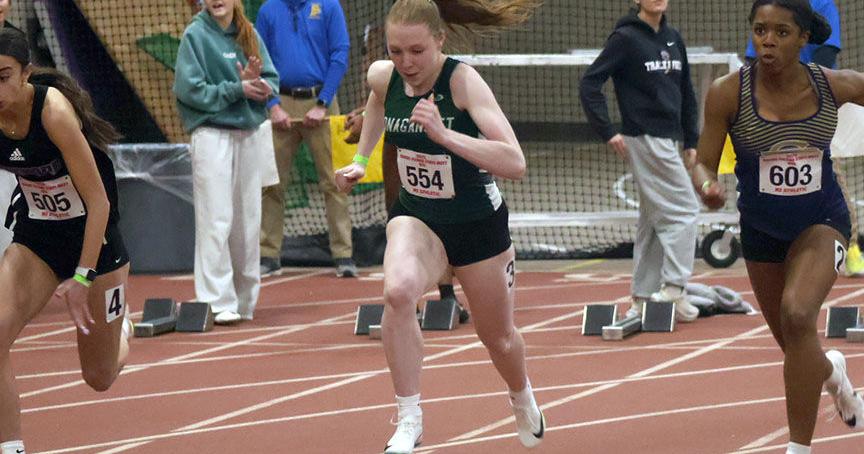 Ponaganset's Racine races to top-four finishes in sprints at state ...