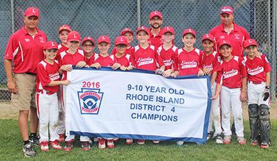 RI state champs bounce back in Little League regional tourney