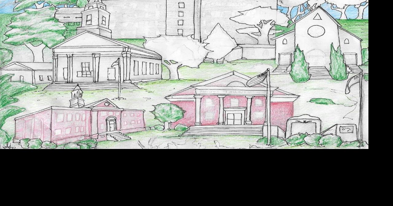 New mural will feature Slatersville's historic buildings at Town Hall