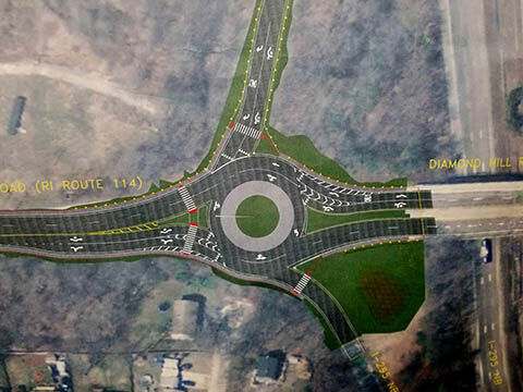 RIDOT: Roundabout project won’t shut down Diamond Hill Road | News ...