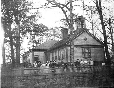 Historic photo of the Hope Village Schoolhouse