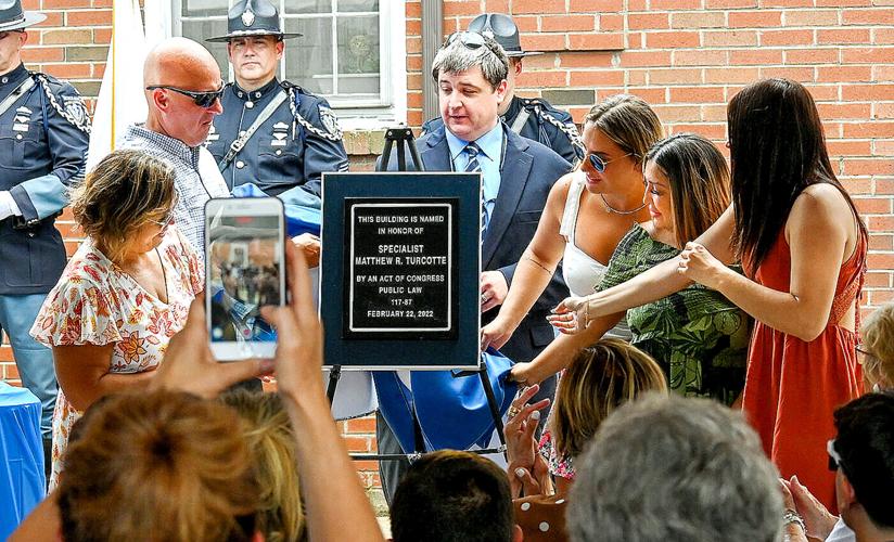 The Slatersville Post Office was renamed in honor of Specialist Matthew
