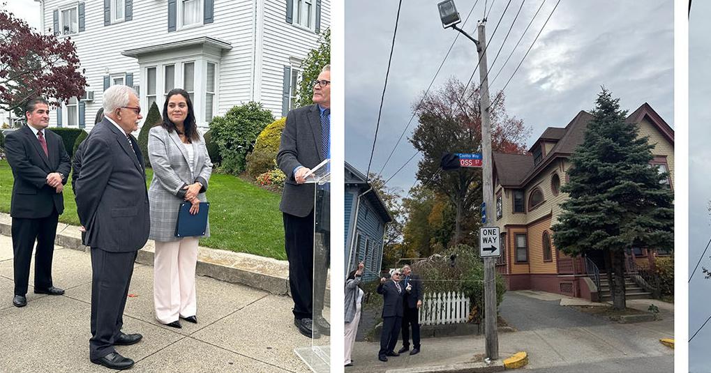Central Falls dedicates Cross Street to Coelho upon his retirement