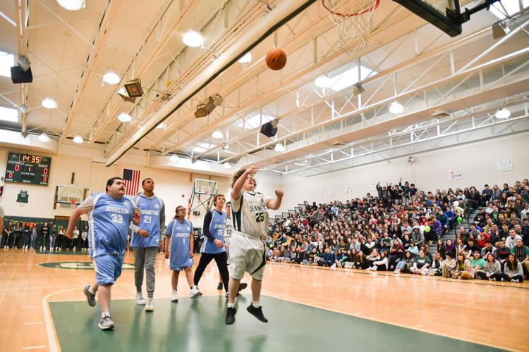 Smithfield High School holds a Unified Basketball Game