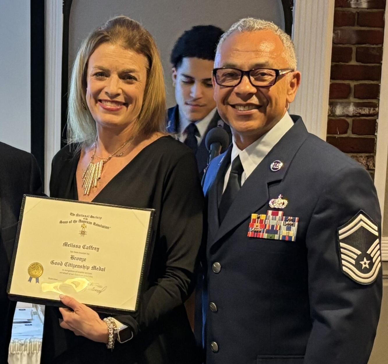Caffrey awarded Bronze Good Citizenship Medal News