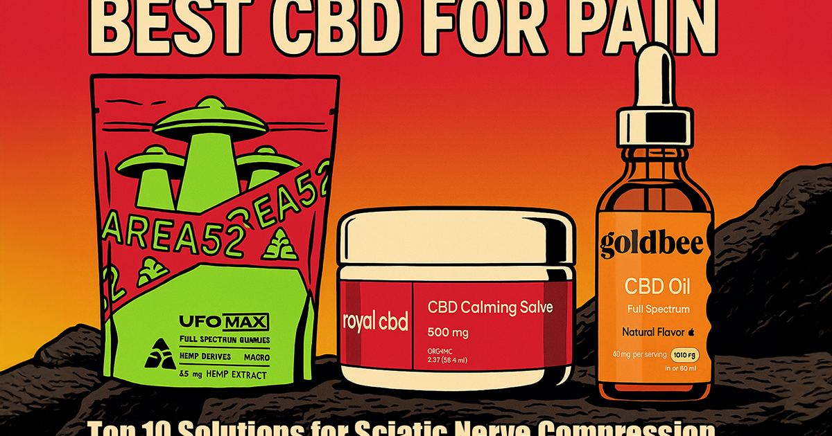 Best CBD for Pain: Top 10 Solutions for Sciatic Nerve Compression
