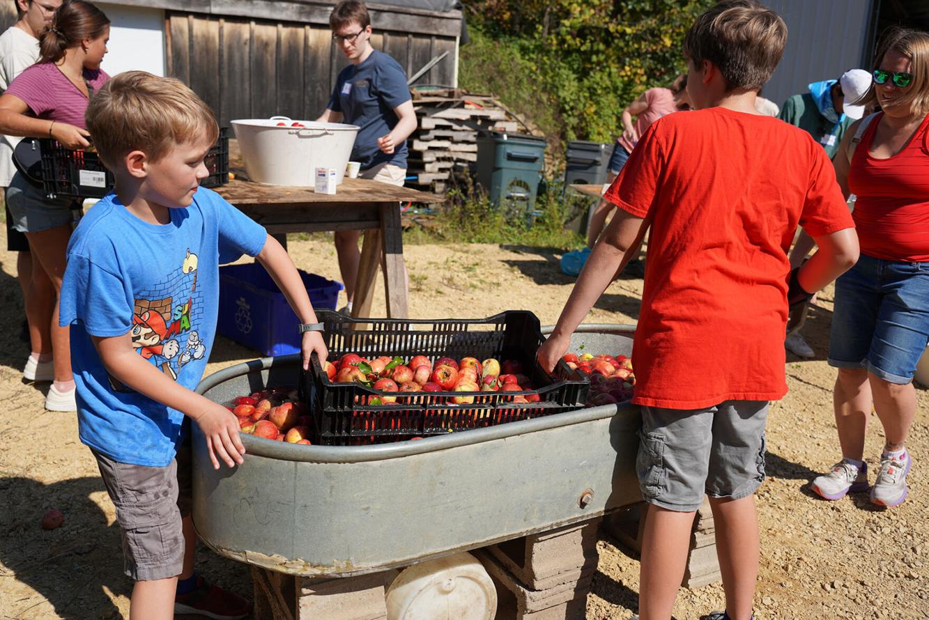 Make your own apple cider at the Farley Center’s annual Fall Festival