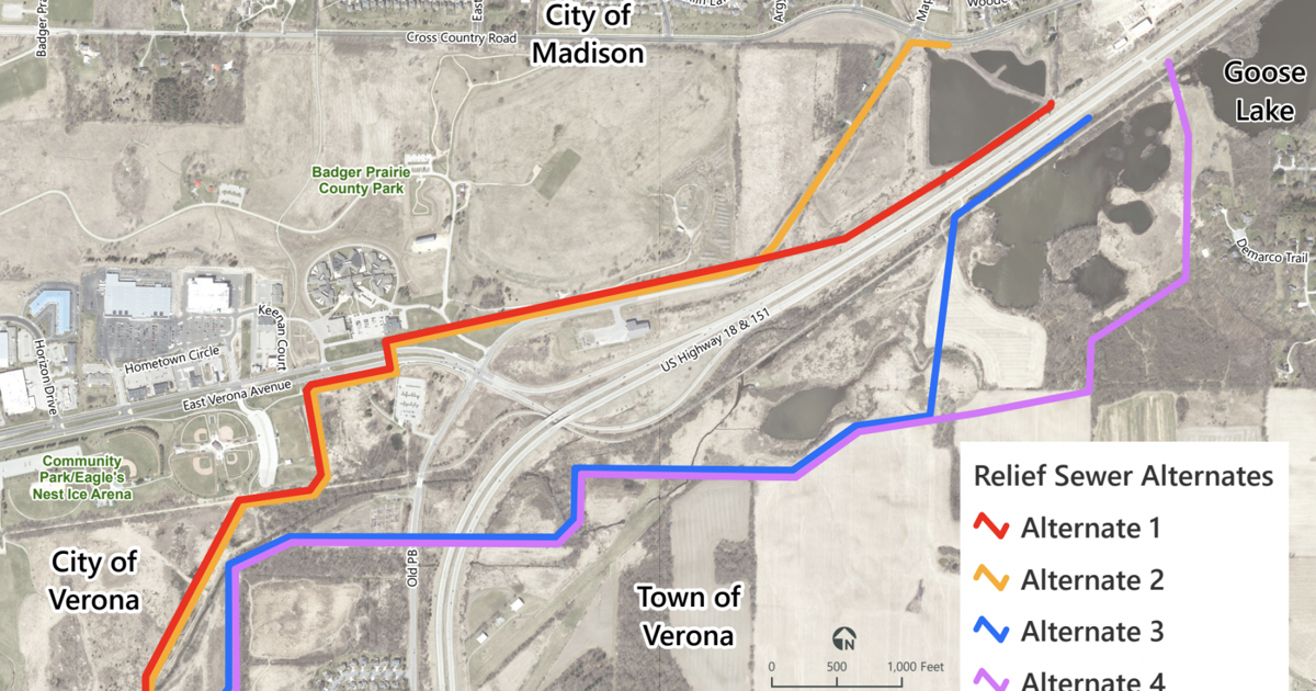 Madison Metropolitan Sewerage District project proposed near Ice Age ...