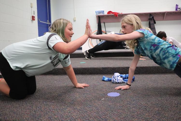Sugar Creek Elementary School students engage in boot camp program