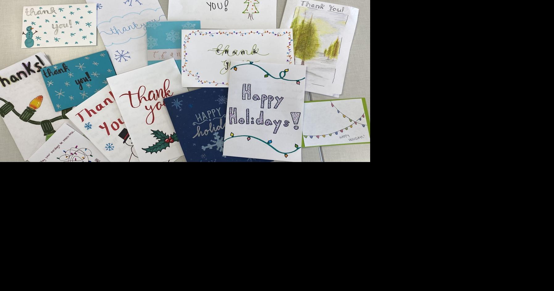 VAHS, Glacier Edge students make hundreds of cards for healthcare