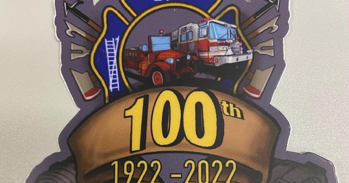 Stickers for sale to celebrate fire department’s 100th anniversary ...