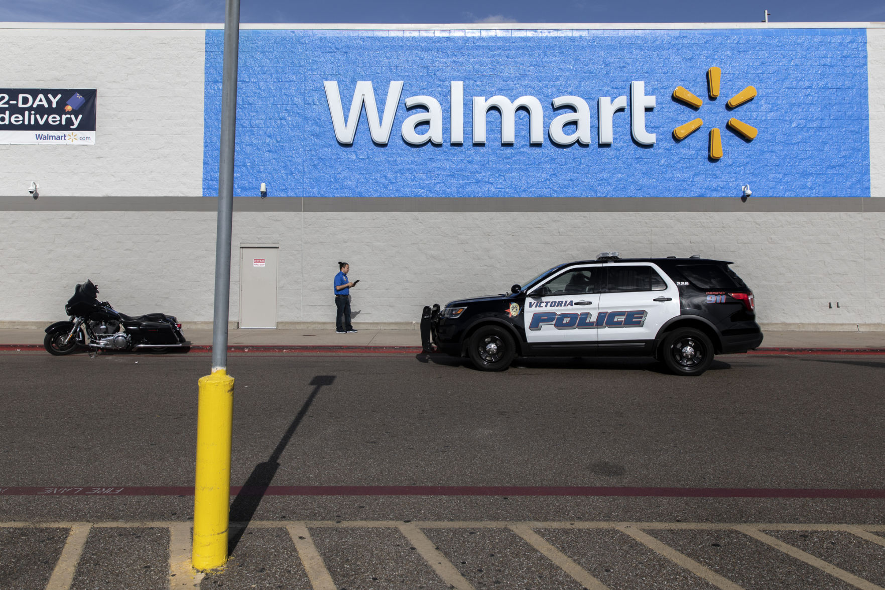 walmart police motorcycle